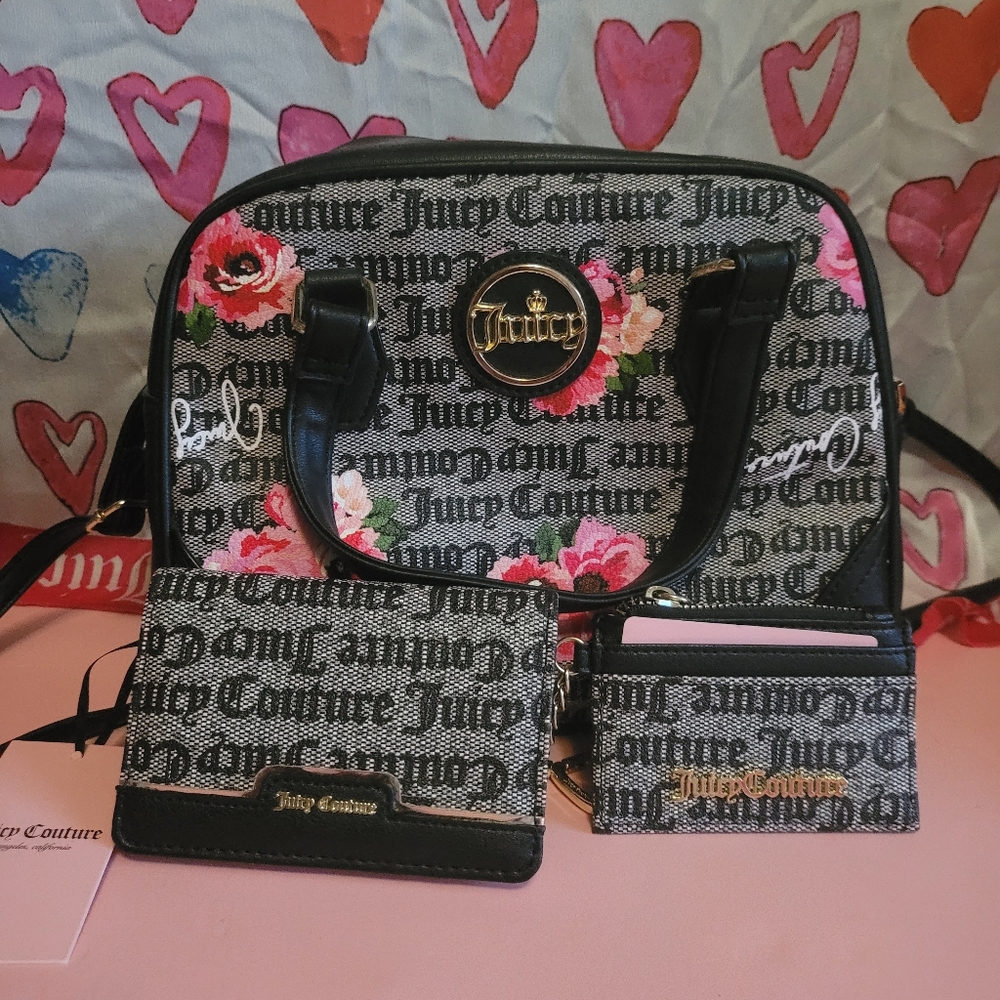 Juicy Couture Bag Wallet and Coin Purse